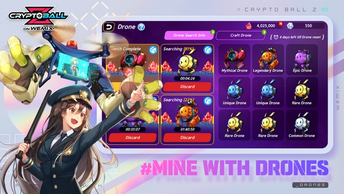 Crypto Ball Z on WEMIX