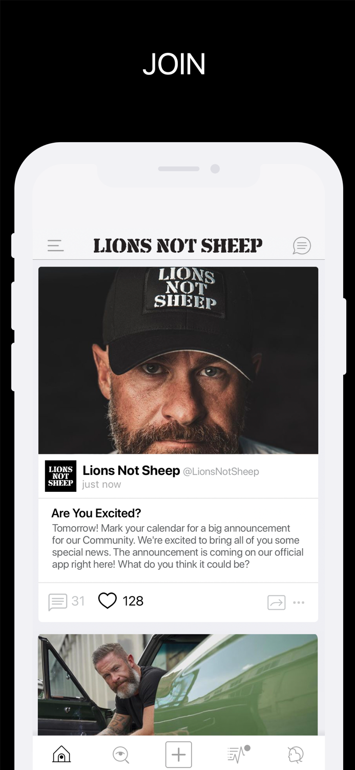 Lions Not Sheep ® Den
