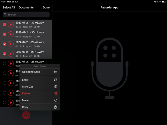 Audio Recorder & Voice Editor Ipad images