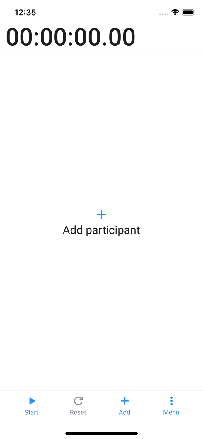 Group sports stopwatch