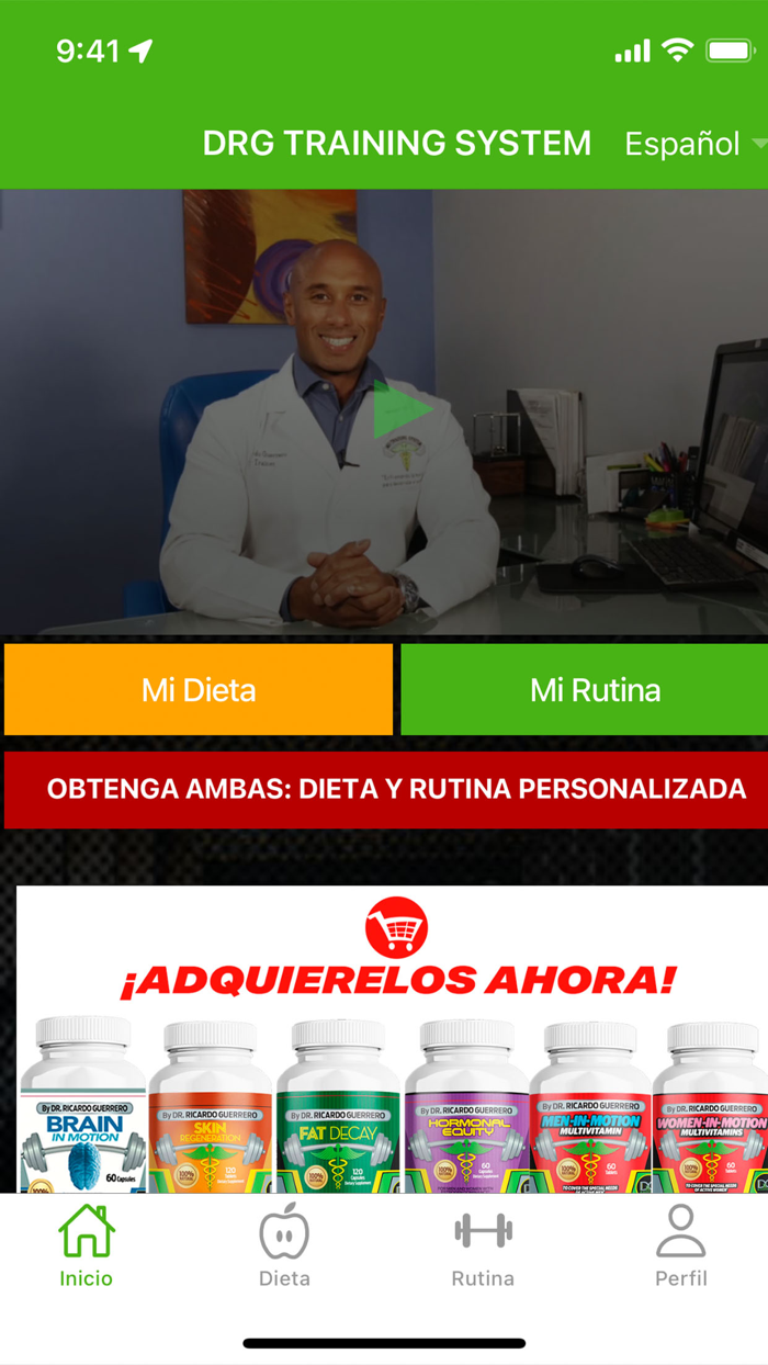 DRG Medical  Fitness Platform
