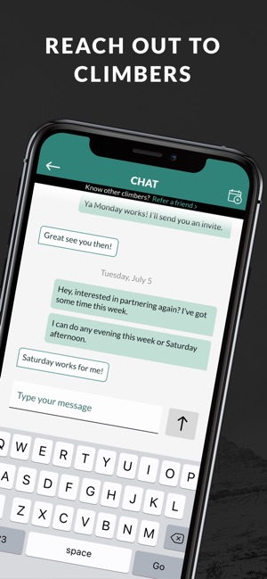 climbing partner app