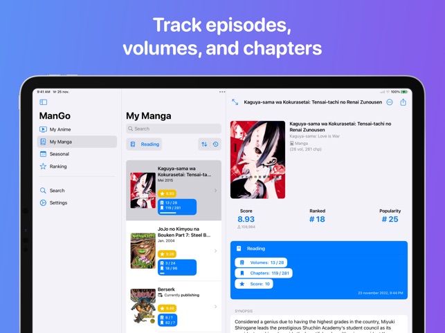 ManGo - Anime & Manga Tracker on the App Store