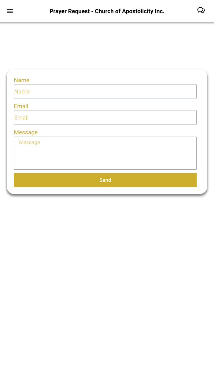 Church of Apostolicity Inc.