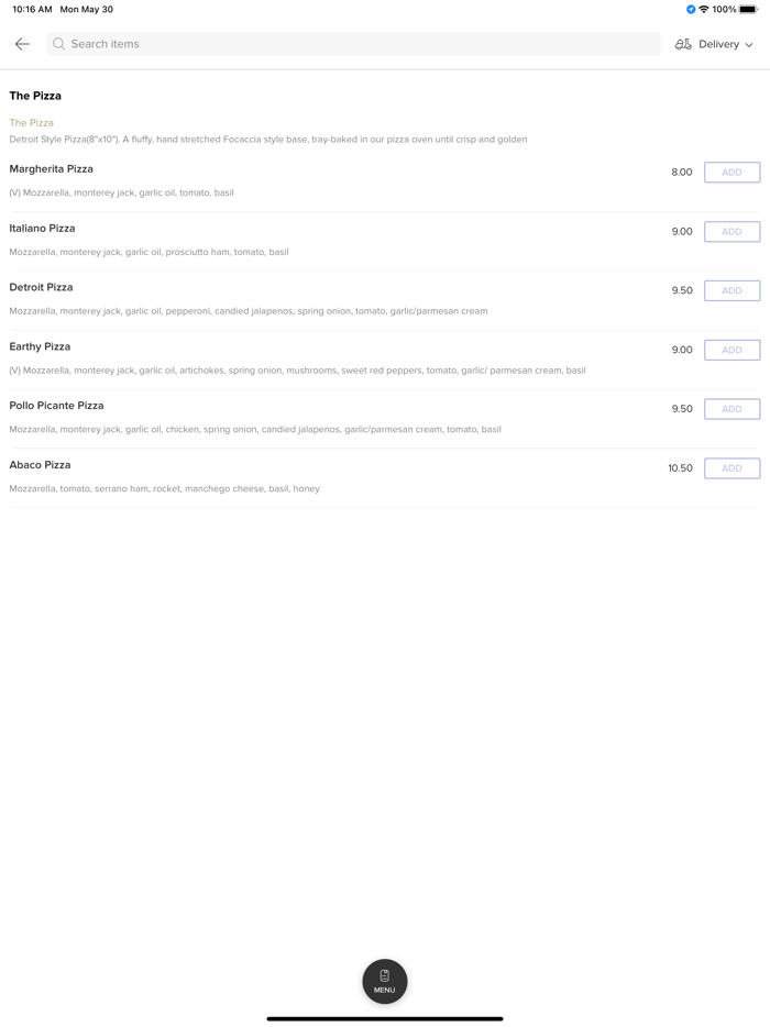 White Stripe Pizza Company