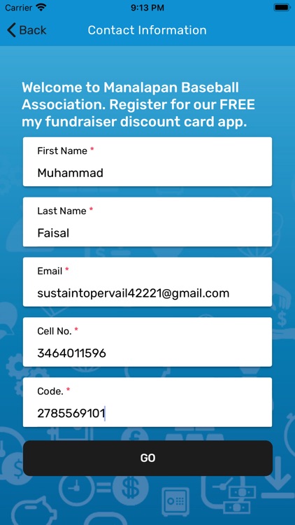 My Fundraiser App