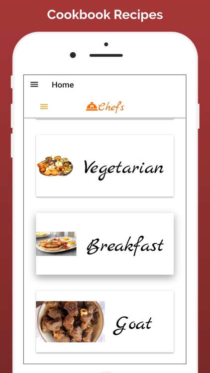 Recipes Cookbook App