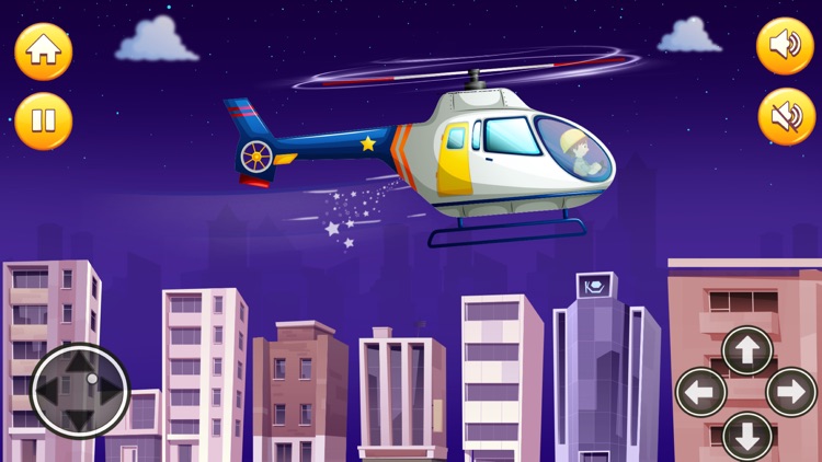 Helicopter Driving Rescue Game