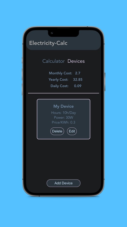 Pro ElectricityCost Calculator