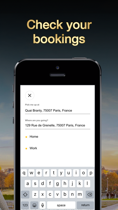 Sam Service: Taxi VTC Paris screenshot 3