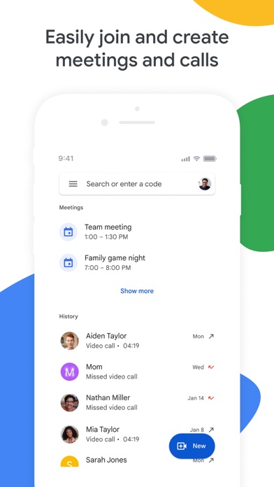 Google Meet iphone images