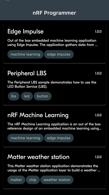 nRF Programmer for Thingy:53