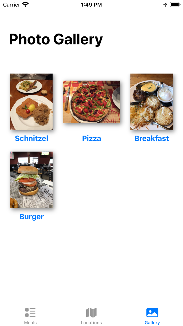 Restaurant Meal Tracker