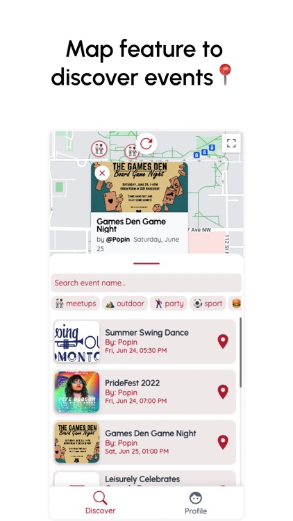 Popin - Student Events App