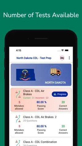 Game screenshot North Dakota CDL Permit Test hack