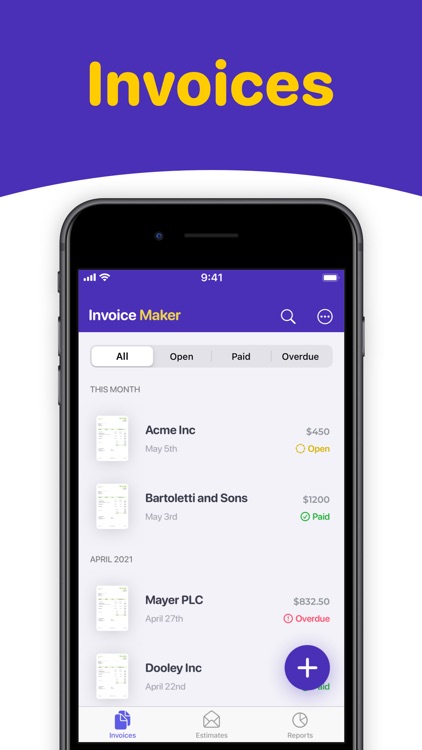 Invoice Maker App · by Rocket Apps GmbH