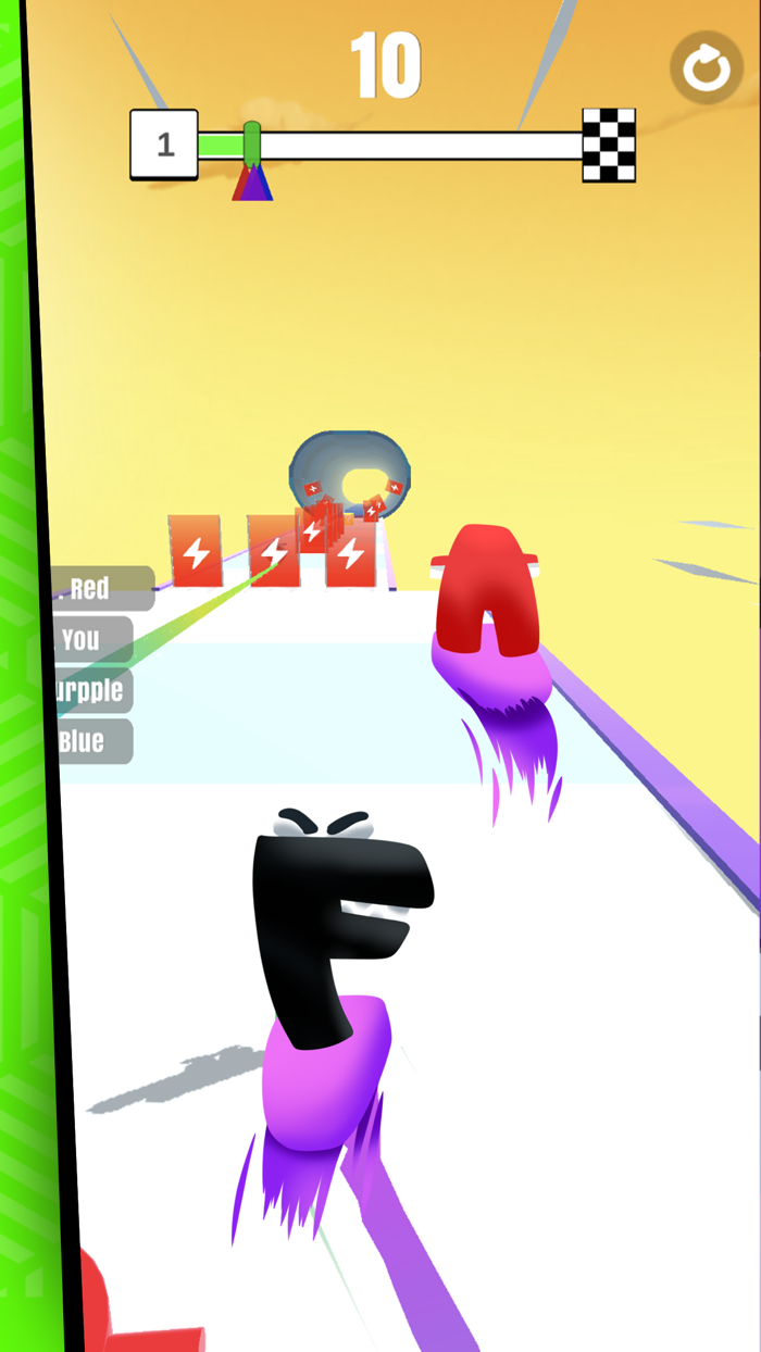 Alphabet Slippery 3D