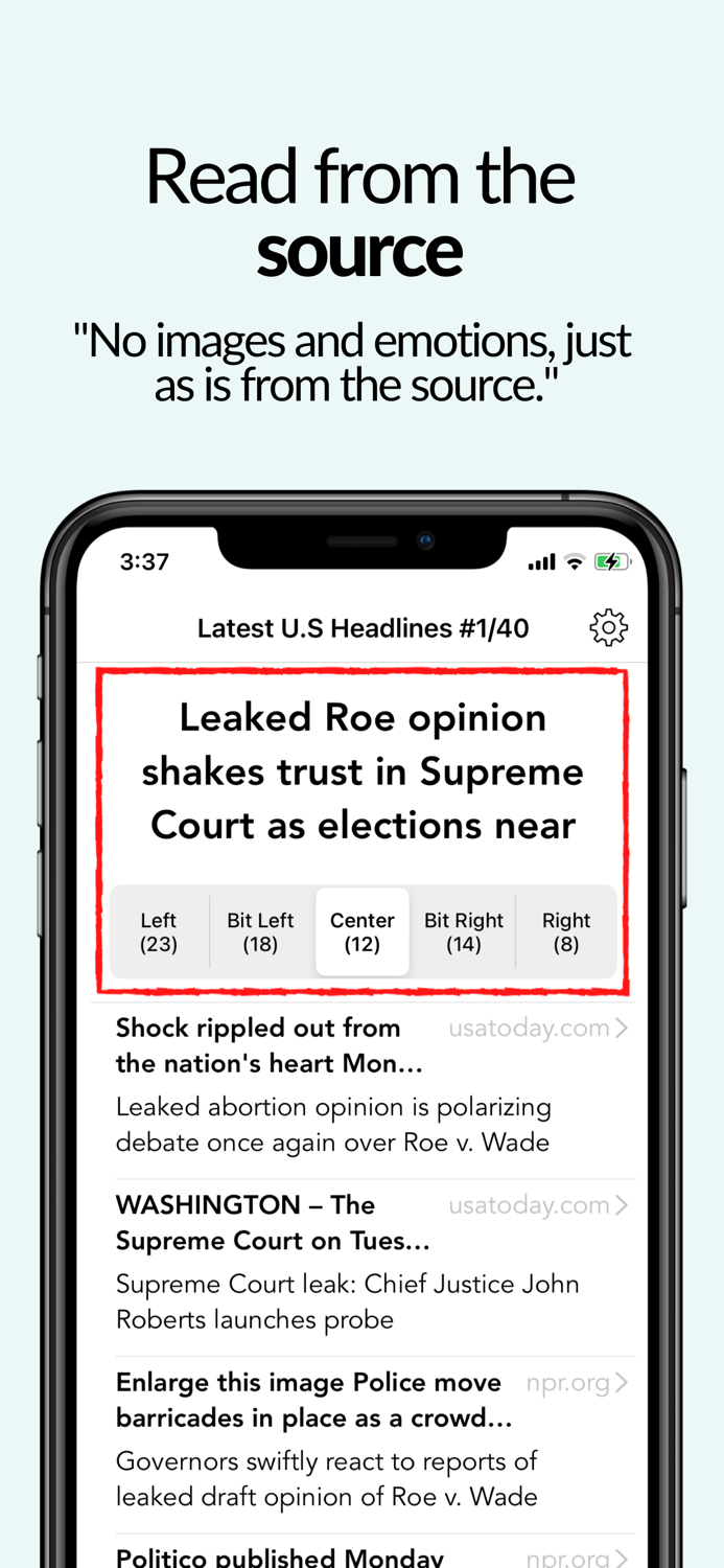 Unbiased News Rectangle Daily