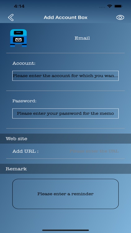 Ice Cube Account Box