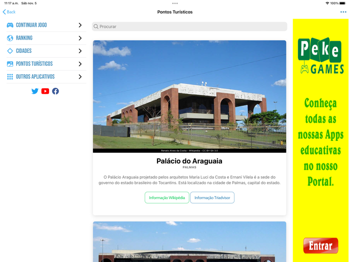 Quiz Estado de Tocantins