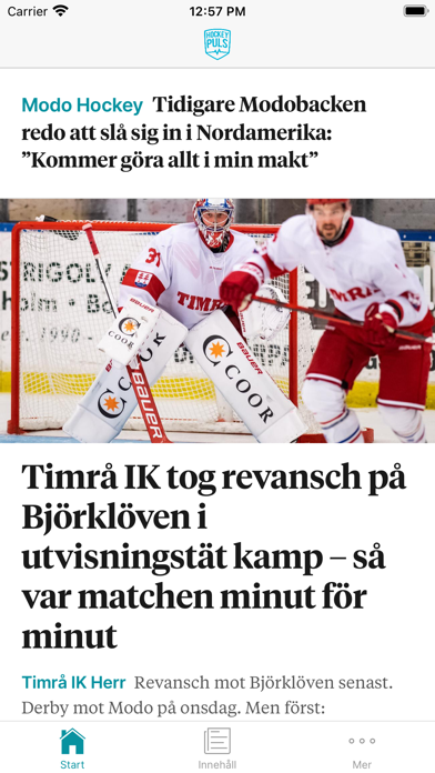 Screenshot #1 pour Hockeypuls
