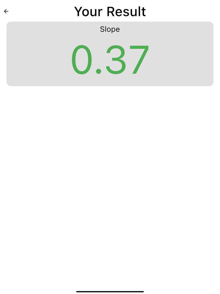 Slope Calculator - X Y points