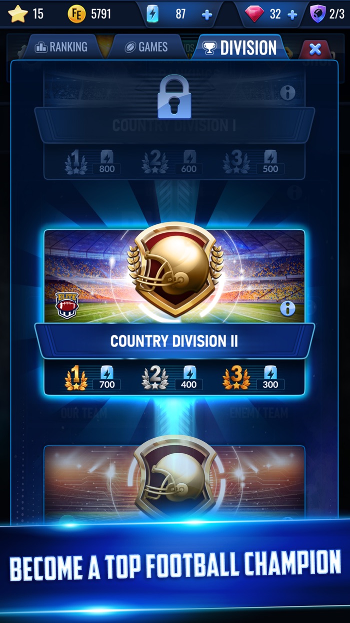 Football Elite teams game