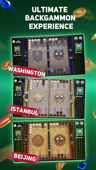 Backgammon Tournament online screenshot 2