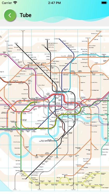 London Tube Map, Tram, DLR TFL