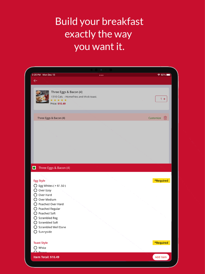 Sunset Grill Breakfast  Lunch