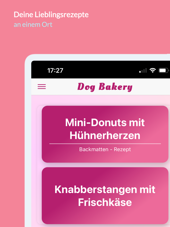Dog Bakery - Hundekeks Rezepte