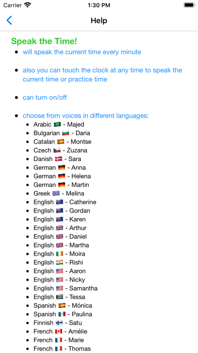 Practice Clock - Speak Time! Screenshots