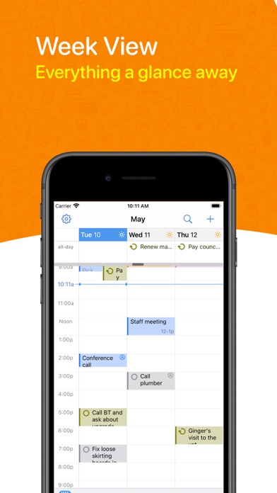 BusyCal: Calendrier, Tâches
