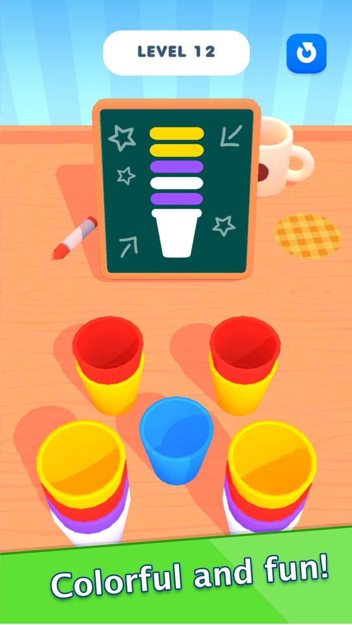 Cup Stack 3D