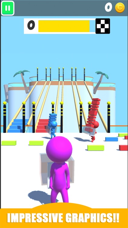 Bridge Runner Stair Race 3D screenshot-4