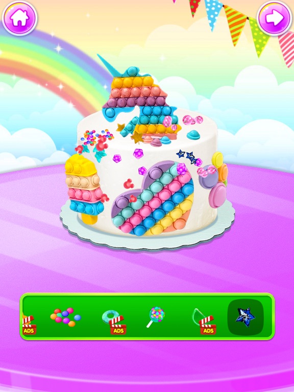 Pop It Rainbow Cake screenshot 3