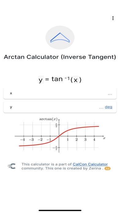 Arctan calculator apps 148apps