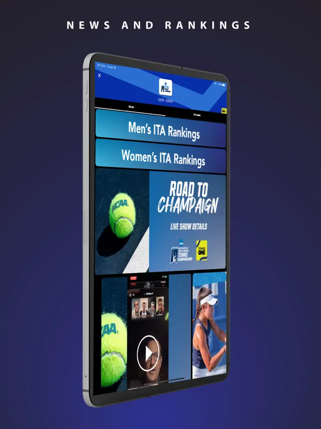Captura de Pantalla 4 TennisONE - Tennis Live Scores iphone