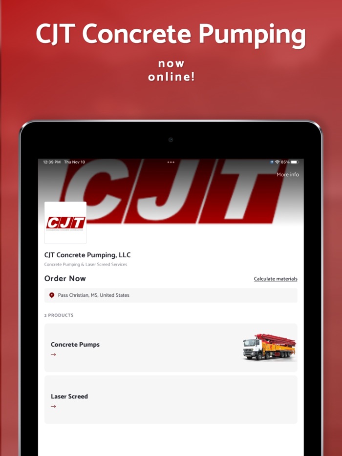 CJT Concrete Pumping