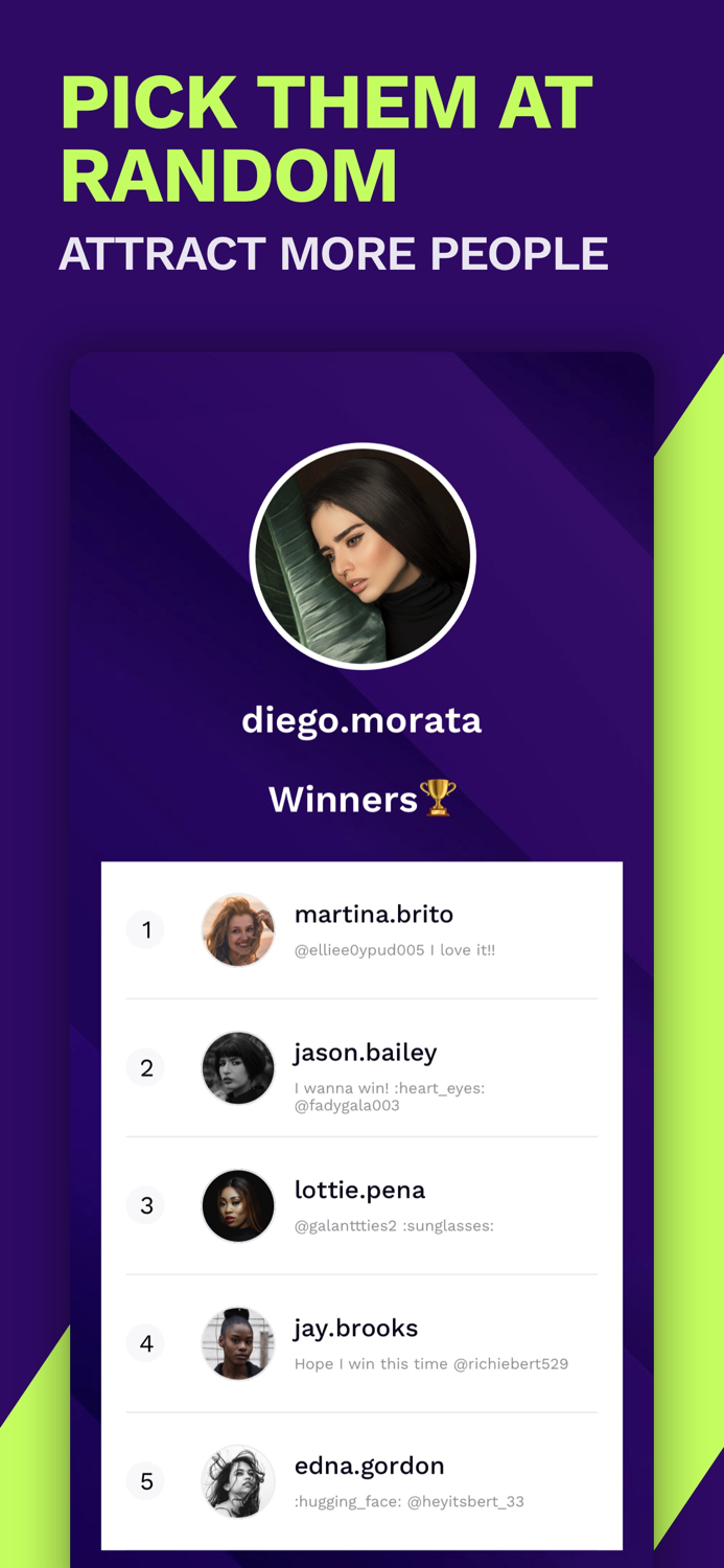 Giveaway Winner for Instagram