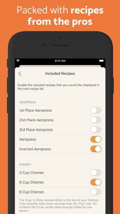 Brew Timer - Coffee Recipes screenshot-5