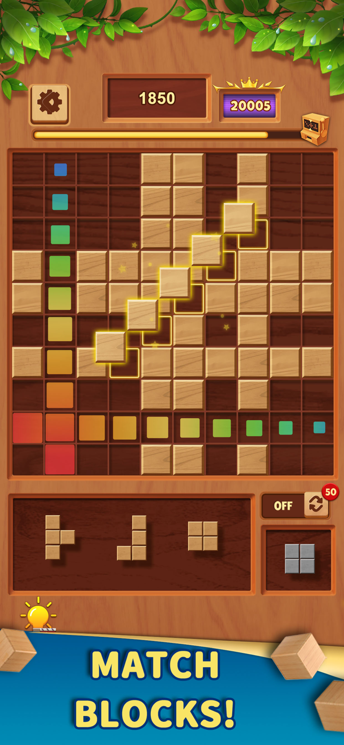 Block Puzzle - Wood Cube Game