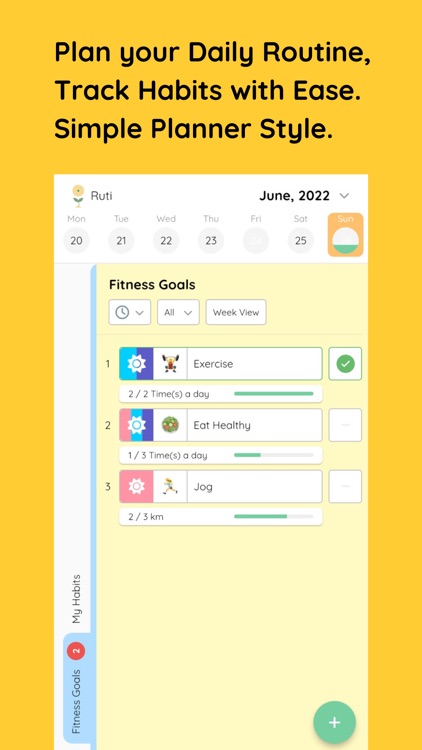 Ruti - Goals & Habit Tracker