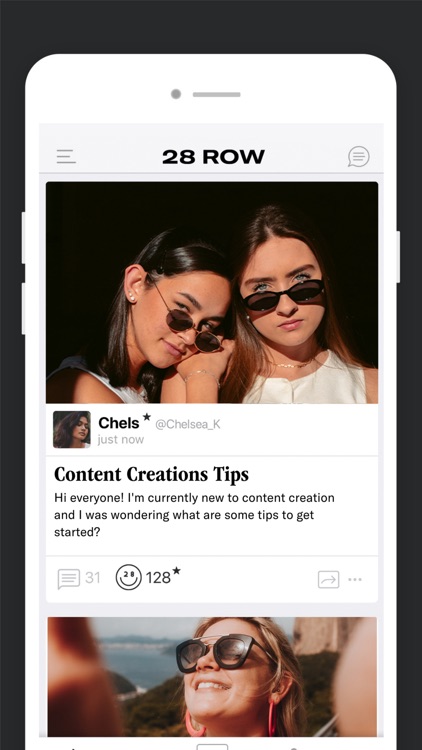 28 ROW, For Content Creators