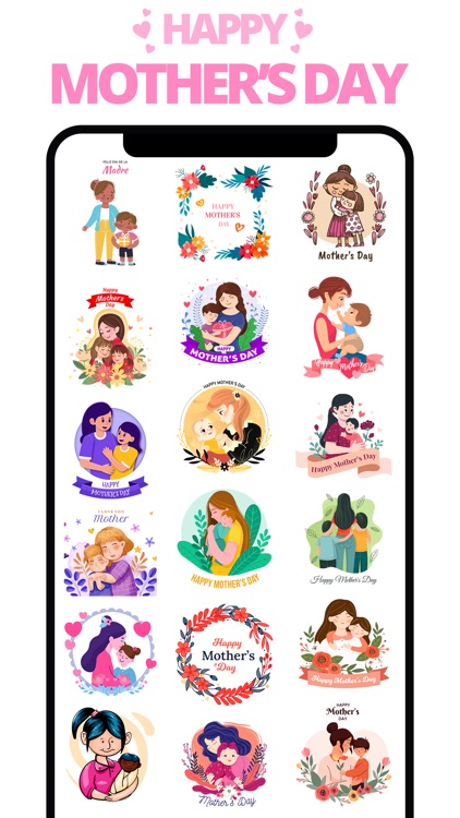 Mother's Day Wishes & Stickers