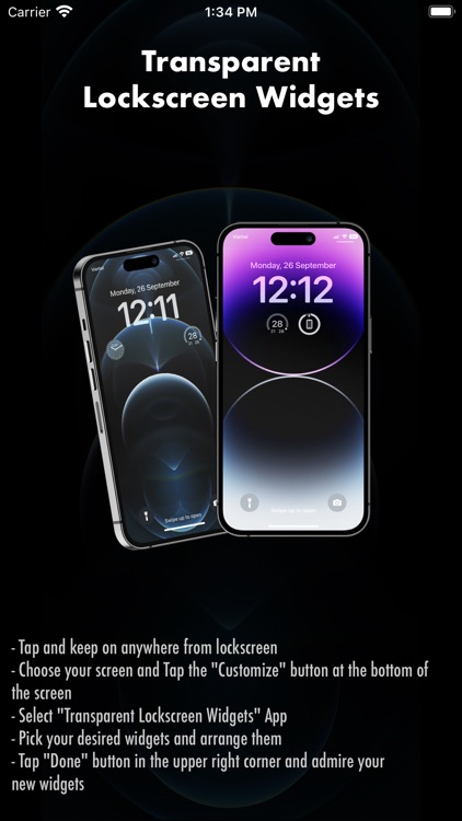 Transparent Lockscreen Widgets