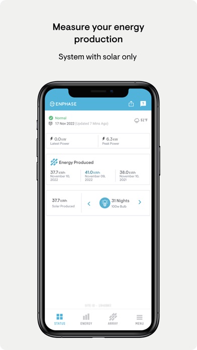 Enphase Enlighten screenshot 2