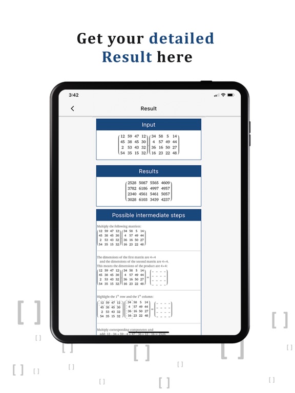 Matrix Calculator (Algebra) screenshot 2