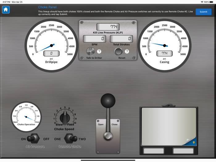 Drilling and Well Control Sim