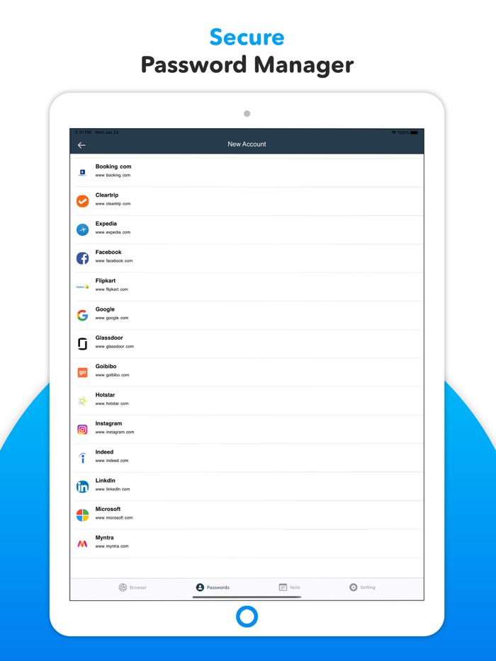 DManagér - Private Browser